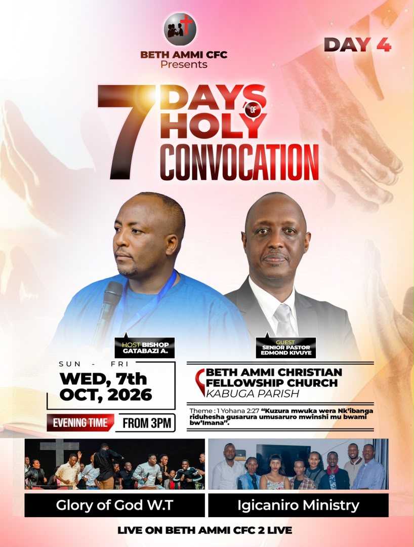 7 days of HOLY CONVOCATION