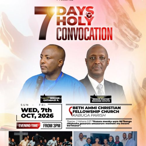 7 days of HOLY CONVOCATION